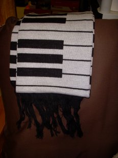 Long Length Winter Keyboard Scarf